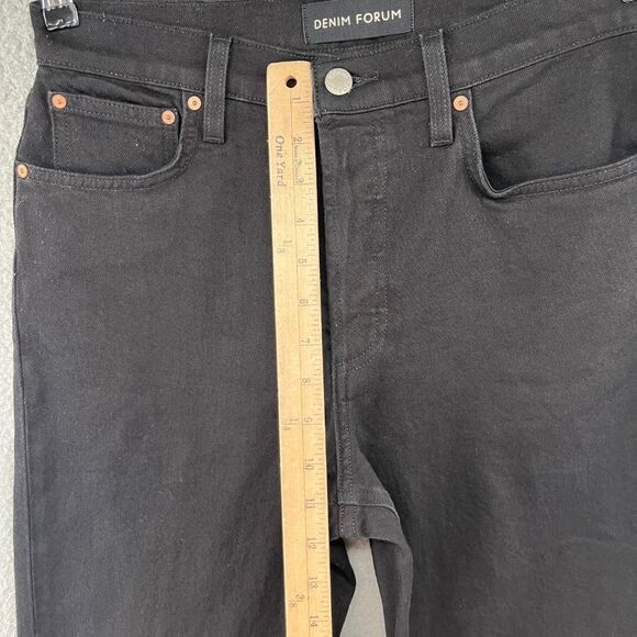 Aritzia Denim Forum Arlo High Rise Straight Size 29 28L Black wash Jeans NWOT - Picture 5 of 14